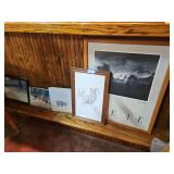 Dan Grannan 141/400 Signed Artwork 14.5 x 23, Yosemite Artwork, Ram Picture, Wolf Framed Pictures