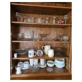 Glass Cups, Glass Bowls, Corelle Dishes - 4 Shelves - Bring Boxes to Pack