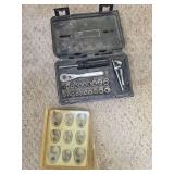 Socket set and crow foot wrench set