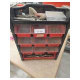Organizer with drill bits