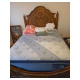 Queen bed with headboard, footboard, sheets. Sealy Icomfort hybrid. Bring help to move