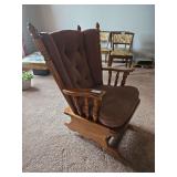 Wooden Glider Rocking Chair