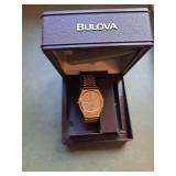 Bulova watch in box