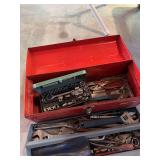 Tool box with tools