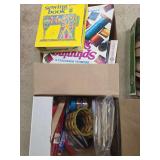 Crafting books and supplies