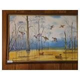 Duck Framed Artwork- 40 x 26