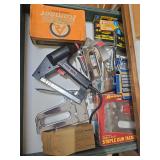 Staplers and staples (Bring boxes to pack)