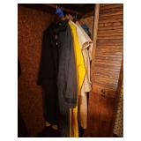 Outback Dark Long Duster Coat, Yellow Long Rain Coats, Canvas Long Duster Coats, Sizes M, L and XL