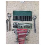Sockets, Crescent wrenches, ratchet and wrenches