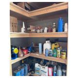 Gas cans, chemicals, Come-a-longs-Large lot (bring boxes to pack)
