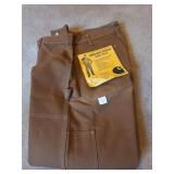 34x32 brown duck utility pant