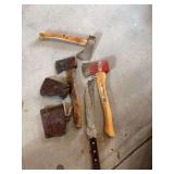 Axes, knife
