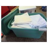 Tote of tablecloths