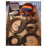 Belts and belt buckle ring and pendants
