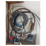 Sewer snakes, saw blade, antique scales, banding
