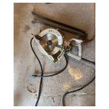 Skilsaw, crow bars