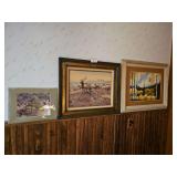 Elk Framed Artwork 25 x 21, Aspen Framed Artwork,  Elk Print