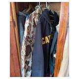 Coats and sweatshirts