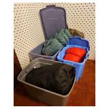 Alps Sleeping Bag, Sleeping Bags in Totes (Three Totes with Lids)