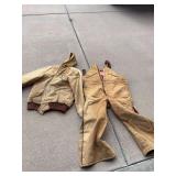 Bib Overalls XL short, Carhartt coat Large tall