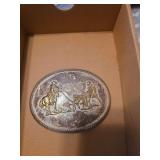 Belt buckle roping
