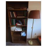 Bookshelf 28x10x70 with lamp and books