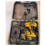 DeWalt battery drill in case