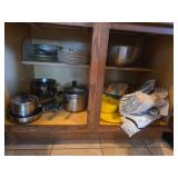Towels, pots, potholders