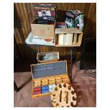 Poker Supplies - Chips, Cards, TV Tray (Bring Boxes to Pack)