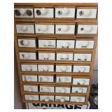 Nut and bolt organizer 21x28x7. Bring tools and help to remove