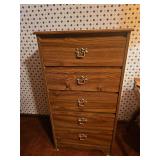 Dresser, 23 x 15 x 43h, with Contents - Sheets