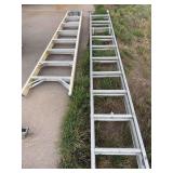 8’ Fiberglass ladder; extension ladder