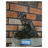 "Mountain Sentinel" sculpture created by the artist Chapel (Ron Chapel) in 1982 - Mountain Sheep