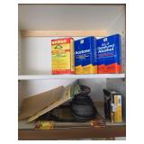 Sander, sandpaper, acetone