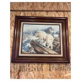 Framed Mountain Goat Art