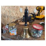 Marbles, school bell