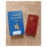 1916 Wyomimg Brand Book and 1987 Wyoming Brand Book