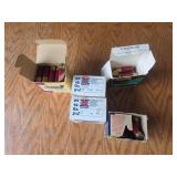16 gauge, shotgun shells. Closed boxes are full