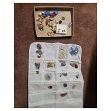 Costume Jewelry - Clip On Earing, Ring, Necklaces