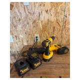 Dewalt Battery operated reciprocal, saw, drill, two chargers, three batteries