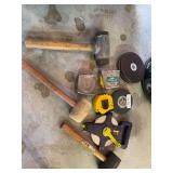 Tape measures, mallets