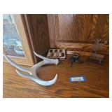 Cowboy Items - Coasters, Cowboy Boot Hanger, Antler, Wood Pen Box