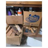 Aerosols, Wood trim pieces, shims