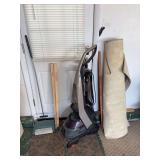 Bissell rug cleaner, rug, hand vacuum