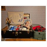 Yarn in Concourse Black Bpx, Yarn in Tote, Fabric, Vintage Barbie Doll, Wall Decorations