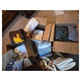 Sweatshirts, socks, thermal layer
 Size large