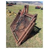 John Deere 66 construction skid loader bucket 64”  with homemade rock grate