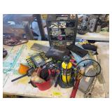 Assorted hand tools, mapp gas torch etc ..