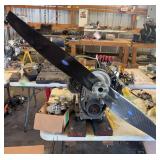 Two cylinder gas engine with 48' Sky Hero propeller and belt drive