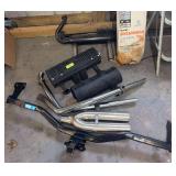 Tailpipes, mufflers and a bolt on trailer hitch